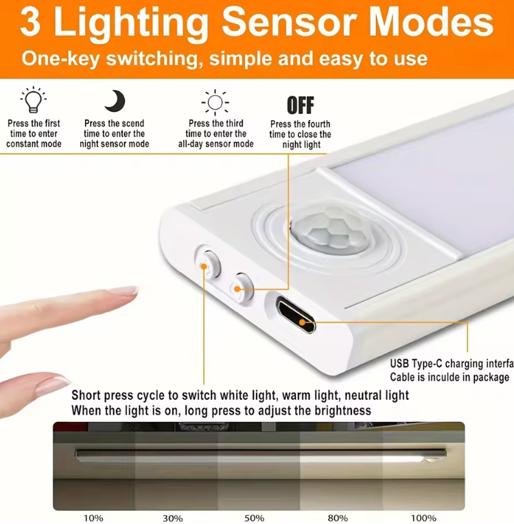 Lamp with motion sensor