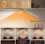 Lamp with motion sensor